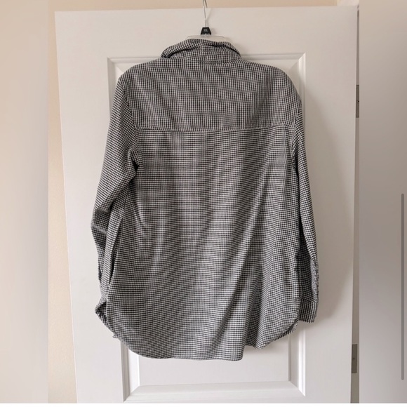 A&E Button Down Houndstooth Flannel Shirt - Soft Collection - Picture 3 of 3